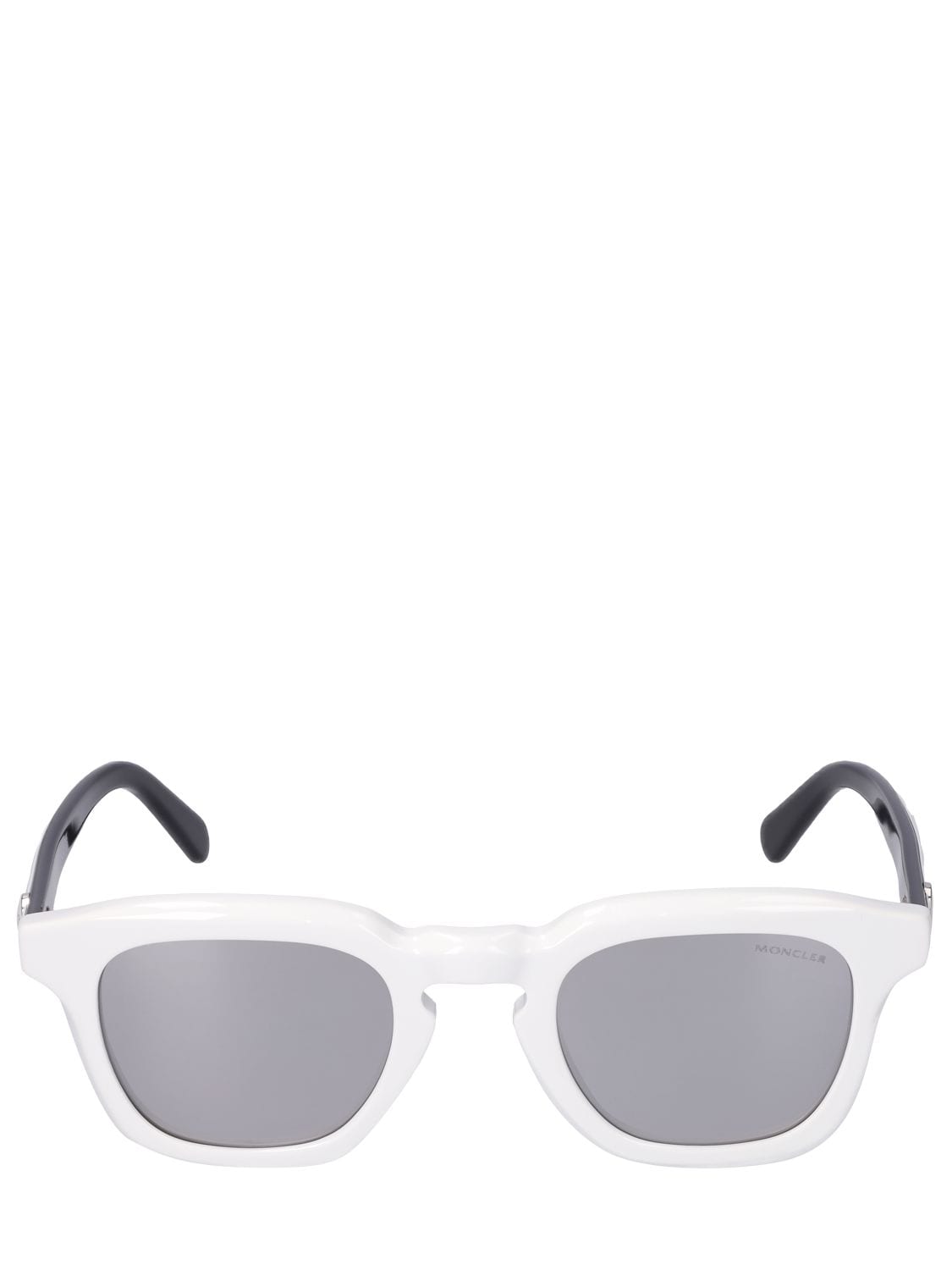 Moncler Gradd Sunglasses In White,smoke