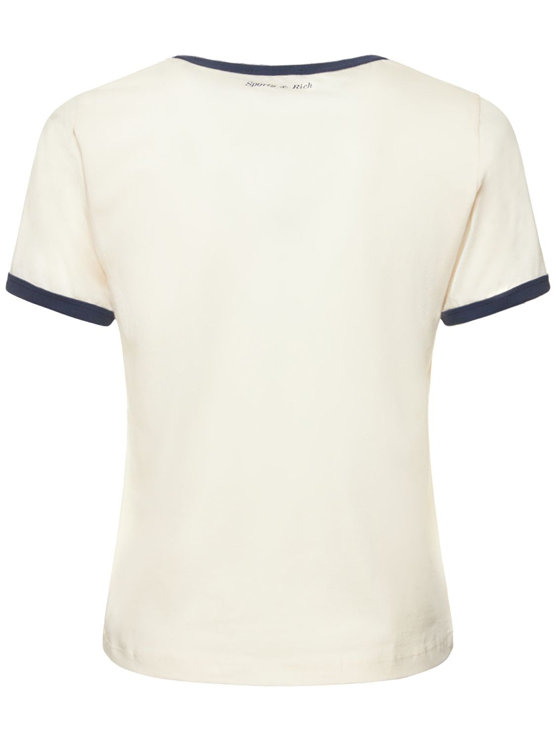 SPORTY AND RICH RINGER T-SHIRT 