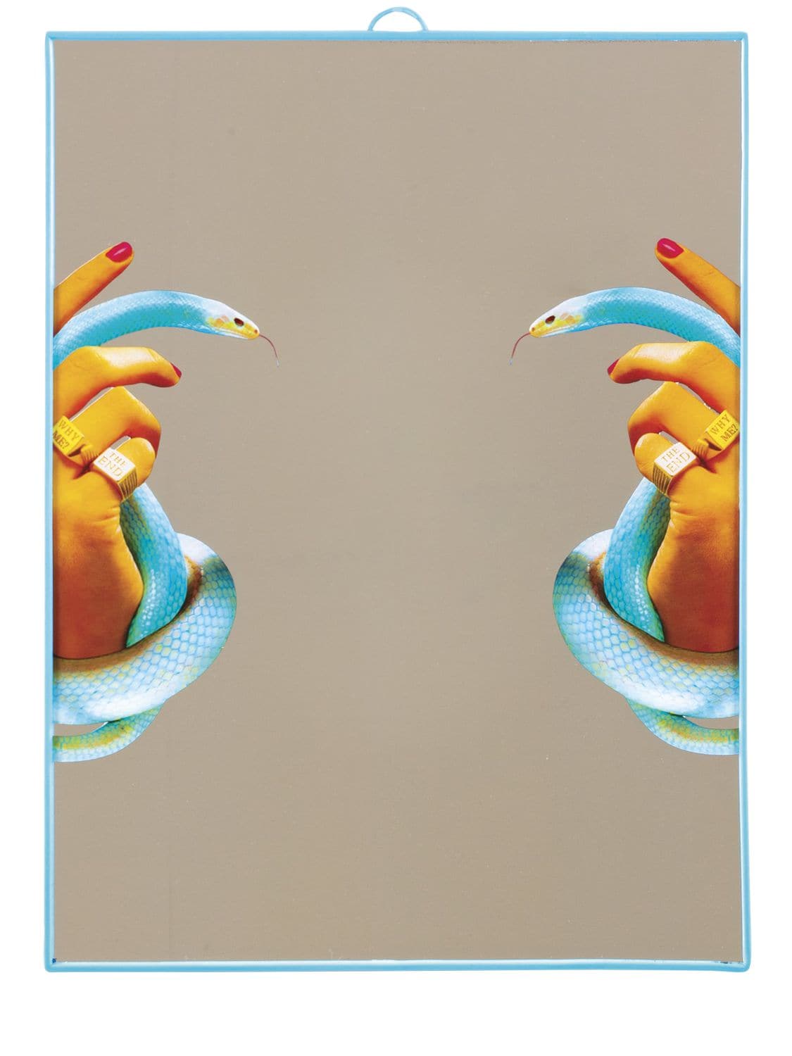 Image of Snake Hands Mirror W/plastic Frame