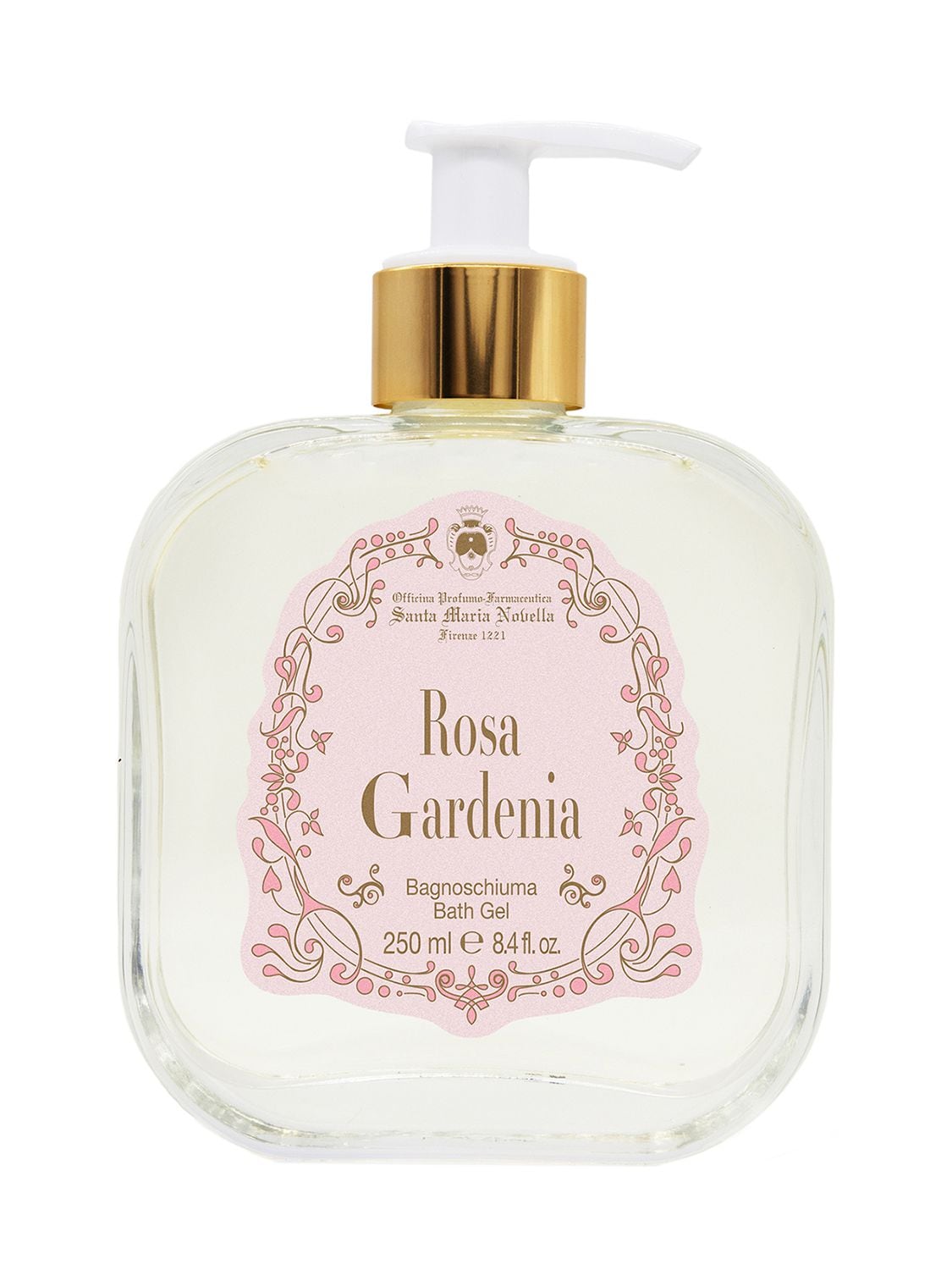 Image of 250ml Rosa Gardenia Bath Gel