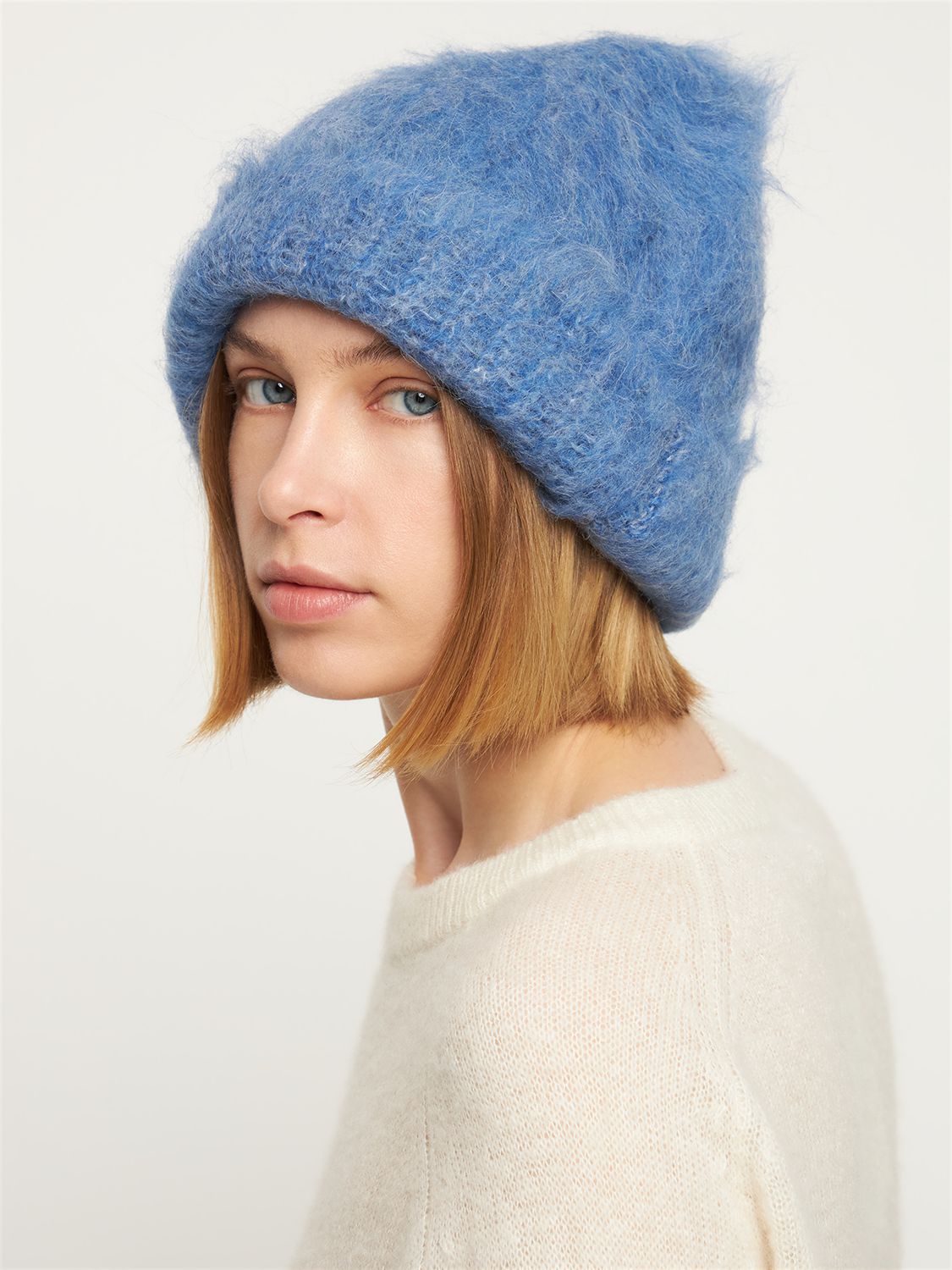 BRAIN DEAD Marled Alpaca Blend Basic Beanie | Smart Closet
