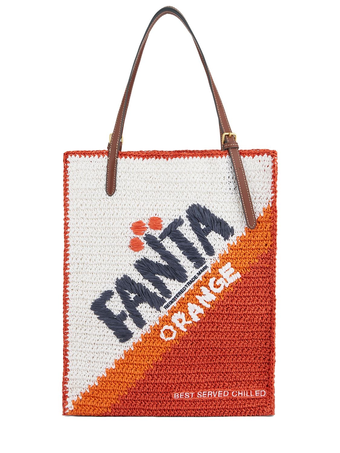 ANYA HINDMARCH Anya Brands Fanta Raffia Tote Bag