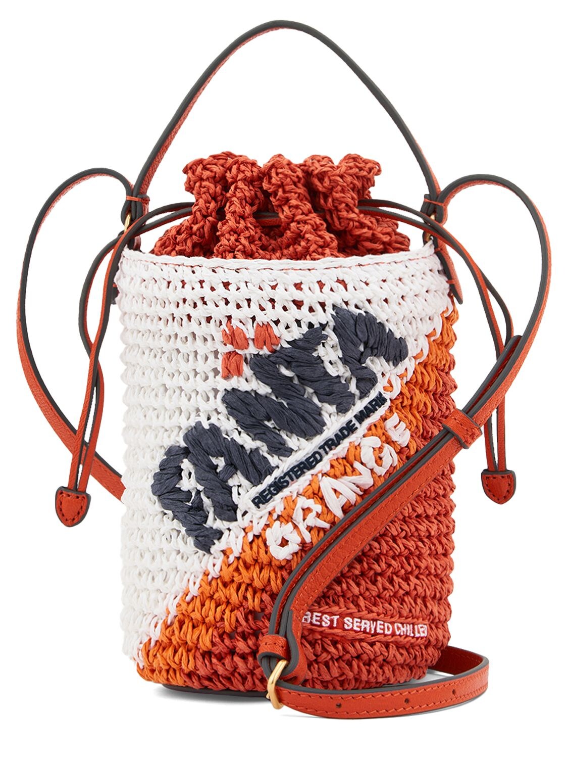 ANYA HINDMARCH Anya Brands Fanta Raffia Tote Bag