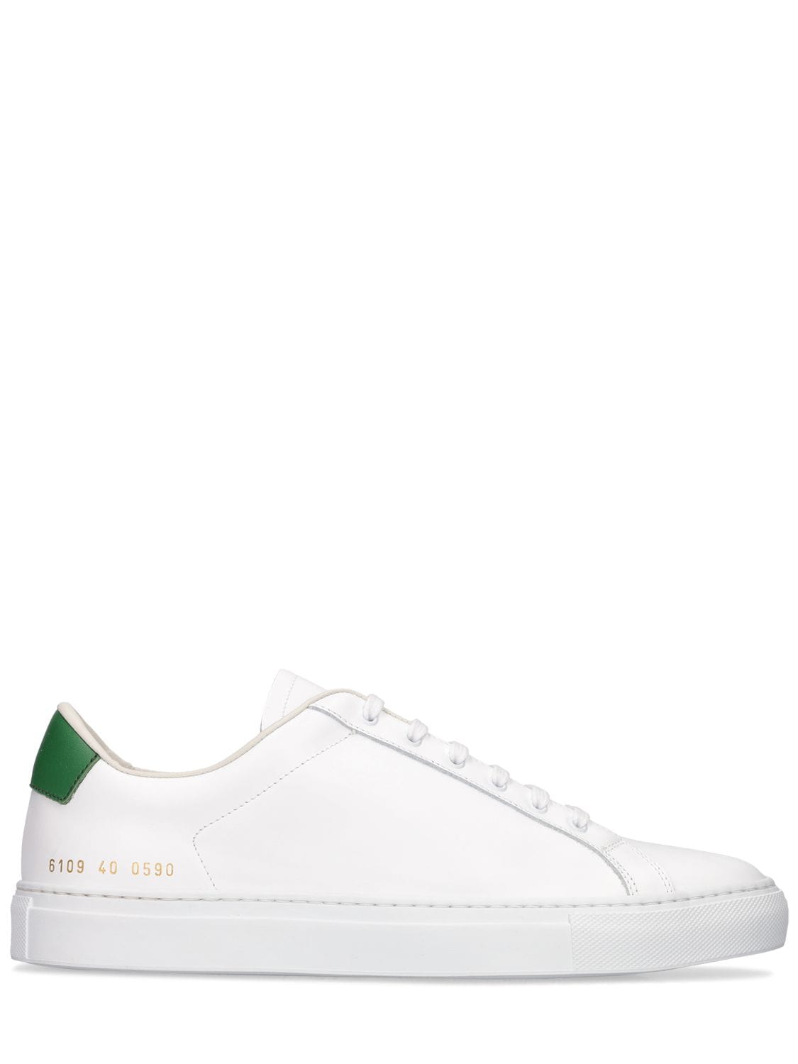 COMMON PROJECTS 20MM RETRO LOW LEATHER SNEAKERS