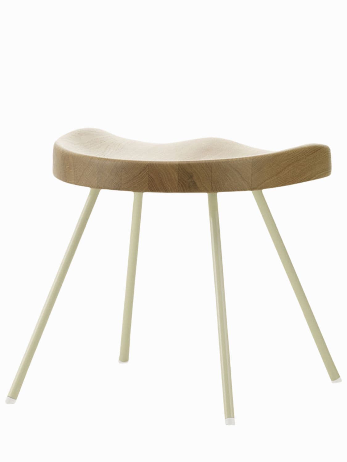 Shop Vitra Tabouret 307 Stool In Brown