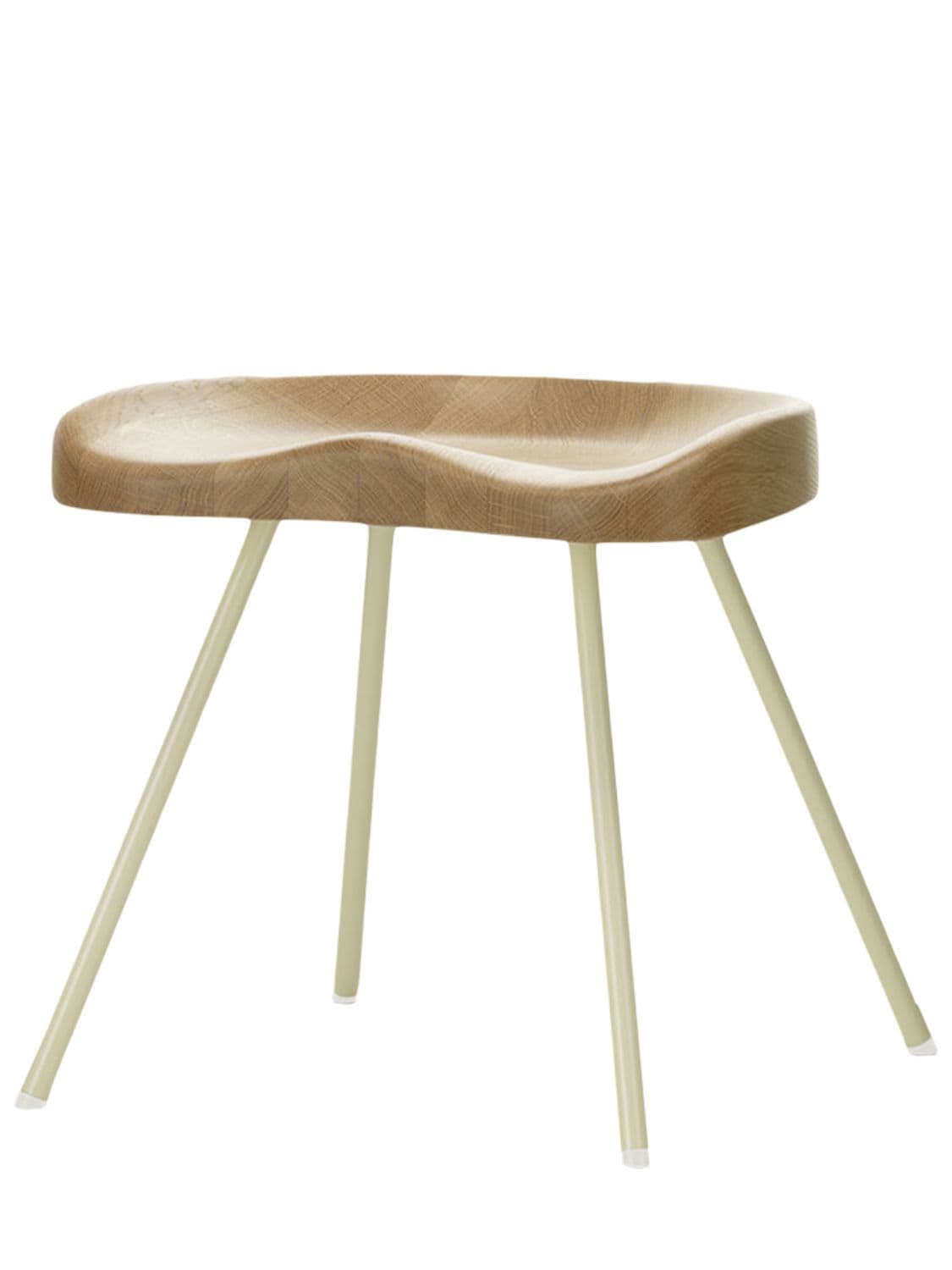 Shop Vitra Tabouret 307 Stool In Brown