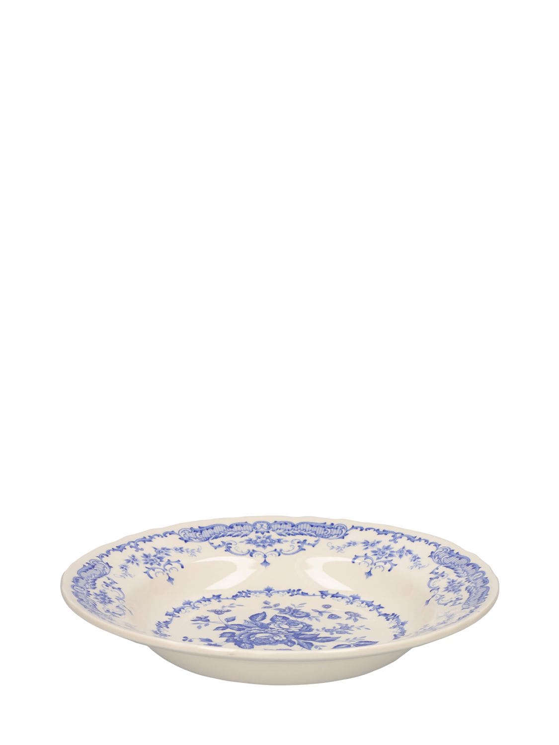 Shop Bitossi Home Set Of 6 Soup Plates In Blue