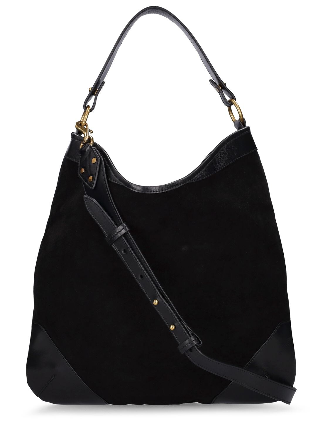 Shop Isabel Marant Botsy Day Shoulder Bag In Black