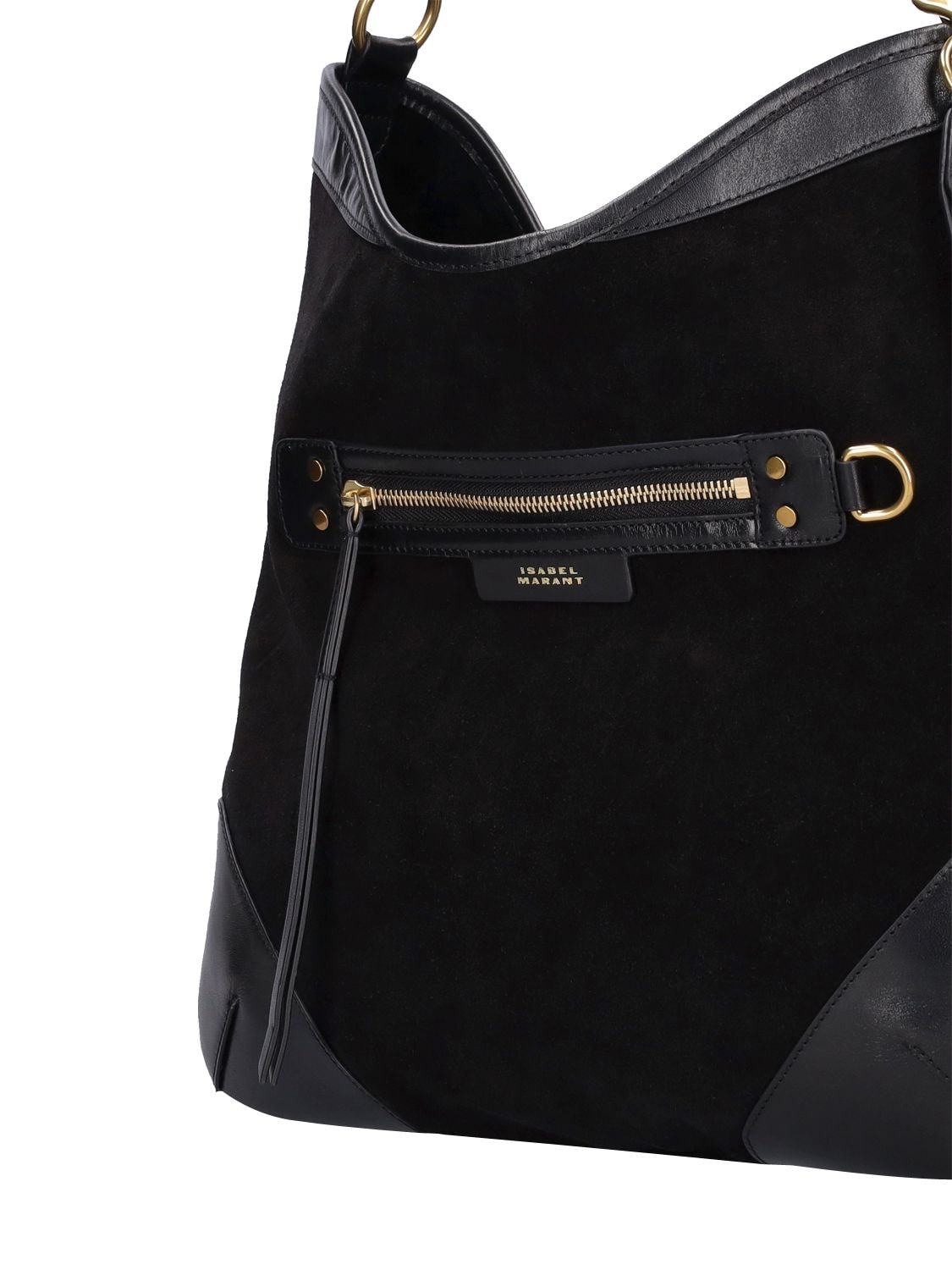 Shop Isabel Marant Botsy Day Shoulder Bag In Black