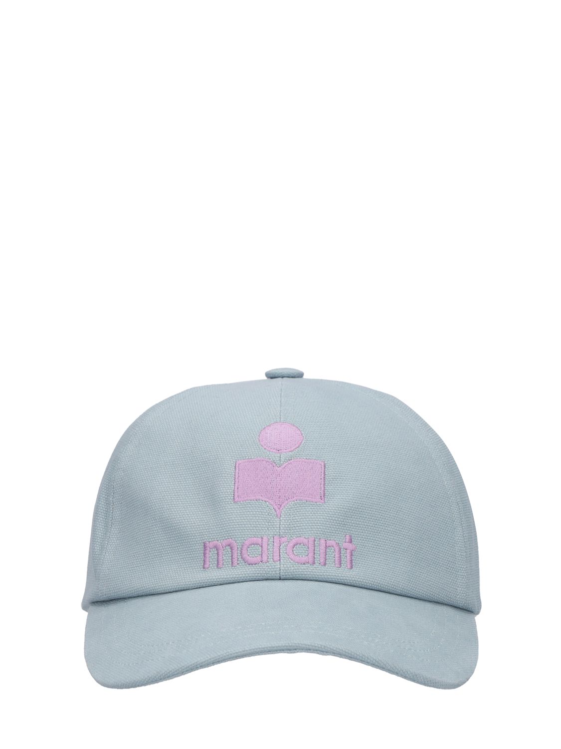 Isabel Marant Women's Tyron Logo Canvas Baseball Cap In Aqua