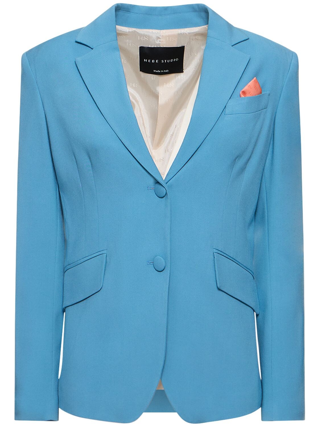 The Goldie Fitted Stretch Viscose Blazer – WOMEN > CLOTHING > JACKETS