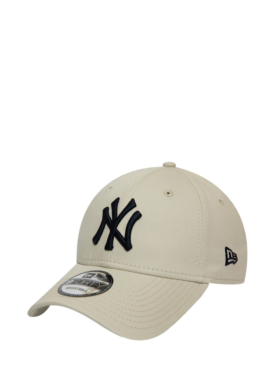 New Era 9forty League Ny Yankees Cotton Cap In Beige