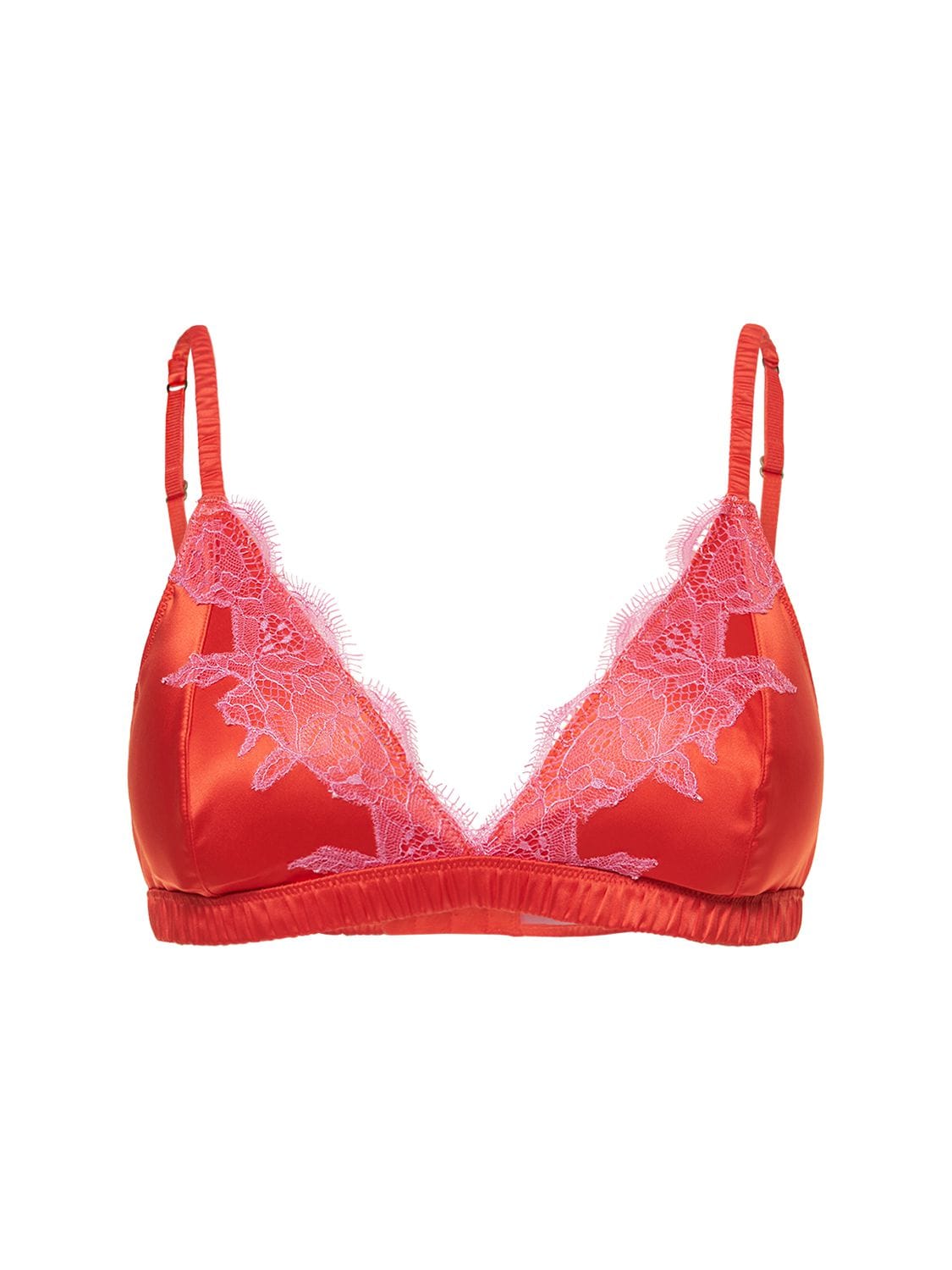 LOVE STORIES Love Lace And Satin Triangle Bra