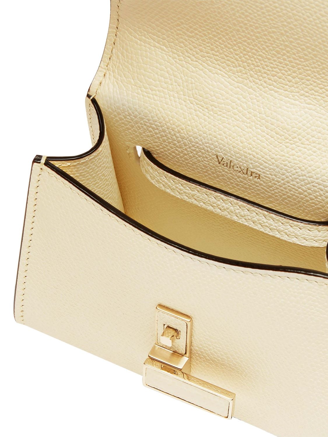 Shop Valextra Iside Leather Belt Bag In Pergamena Ww