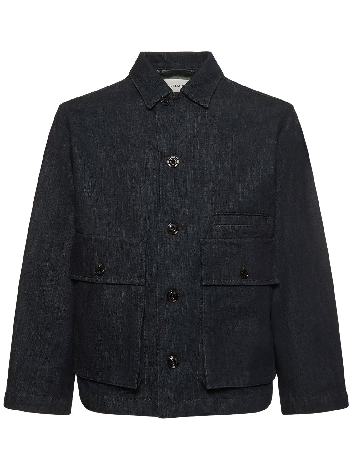 Image of Boxy Cotton Denim Jacket