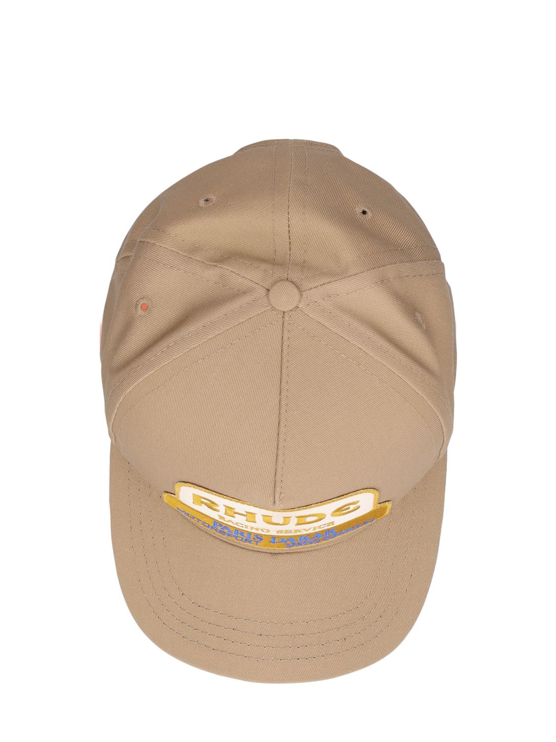 Rhude Paris Dakar Logo-appliquéd Twill Trucker Cap In Brown | ModeSens