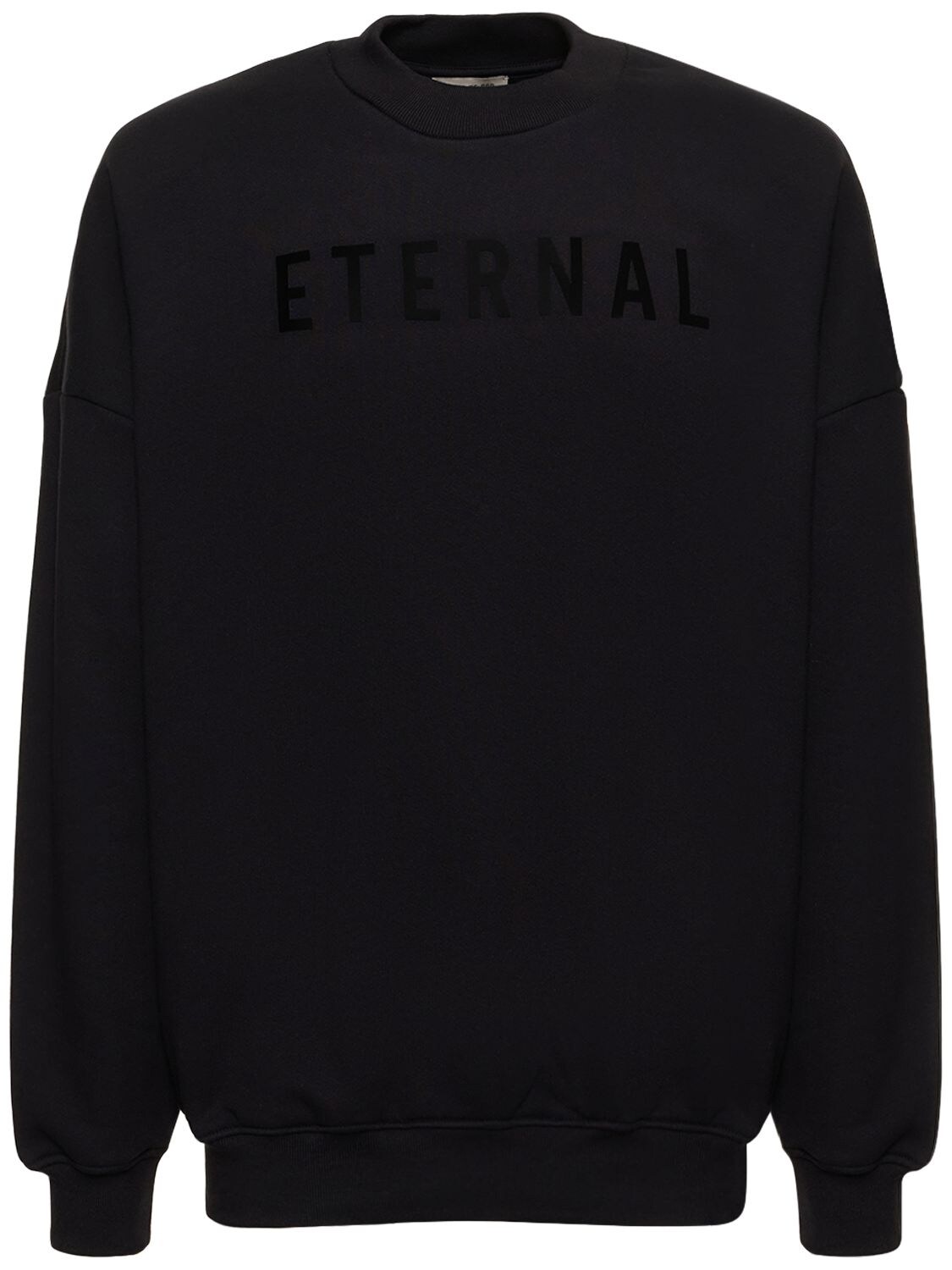 Eternal Crewneck Cotton Sweatshirt – MEN > CLOTHING > SWEATSHIRTS