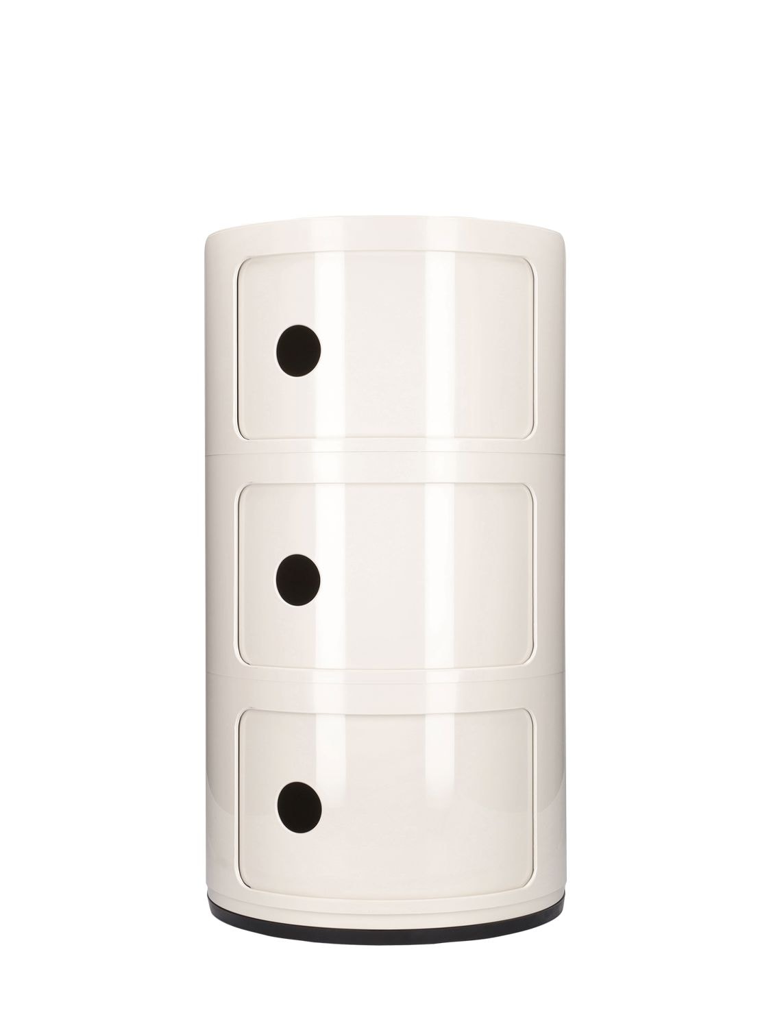 Kartell 3-compartment Componibili Container In White