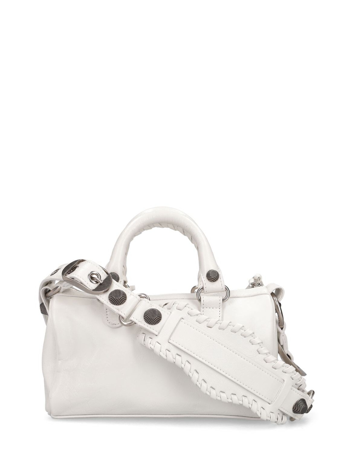 Women's Le Cagole Mini Duffle Bag in Optic White