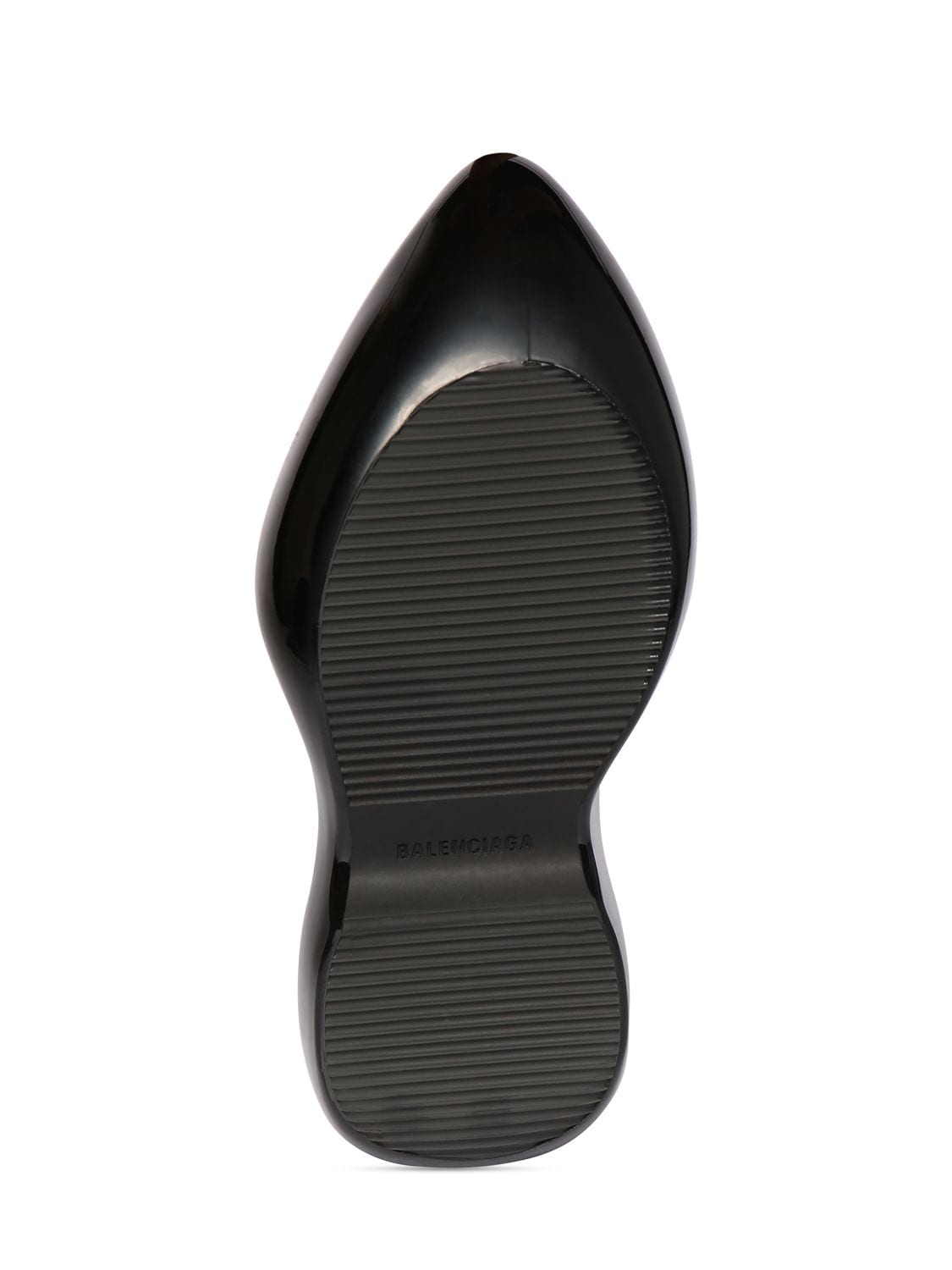Shop Balenciaga 65mm Technoclog Rubber Mules In Black