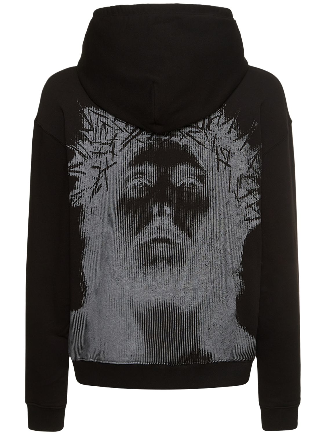 Ih Nom Uh Nit Love All Jesus Printed Cotton Hoodie In Black ModeSens