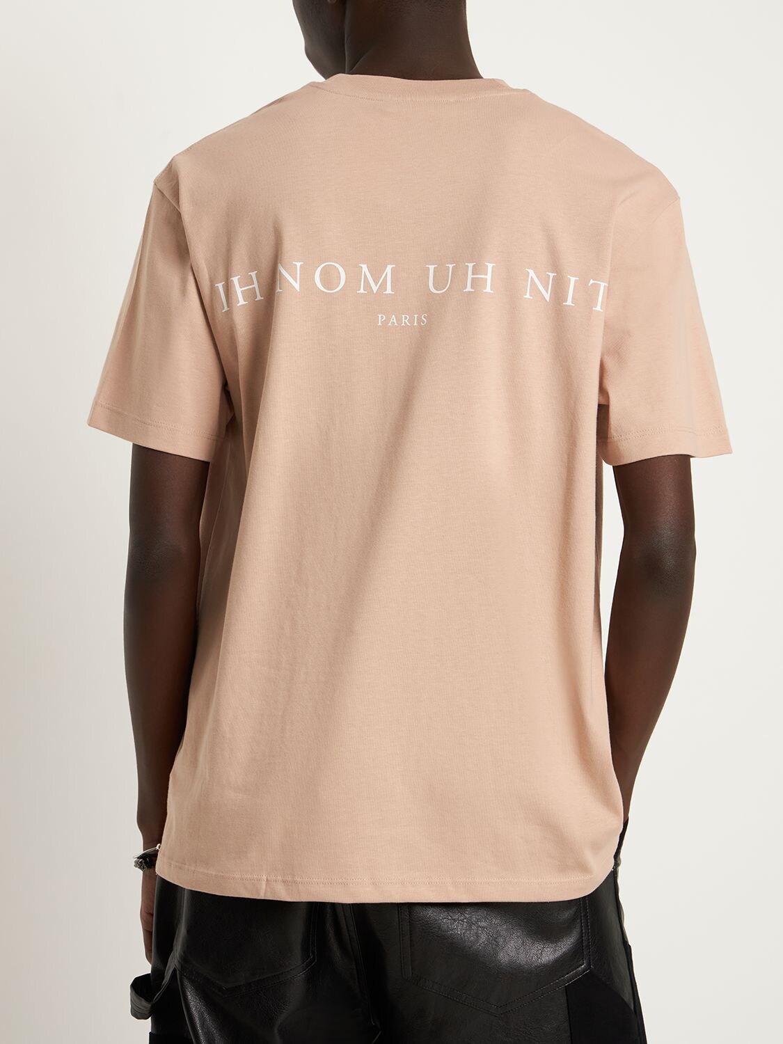 Ih Nom Uh Nit Mask Roses Printed T-shirt In Brown | ModeSens