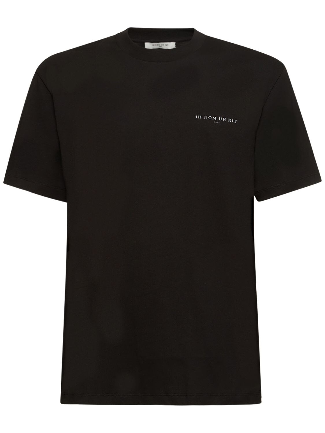 IH NOM UH NIT BLACK PEARS MASK PRINTED T-SHIRT 