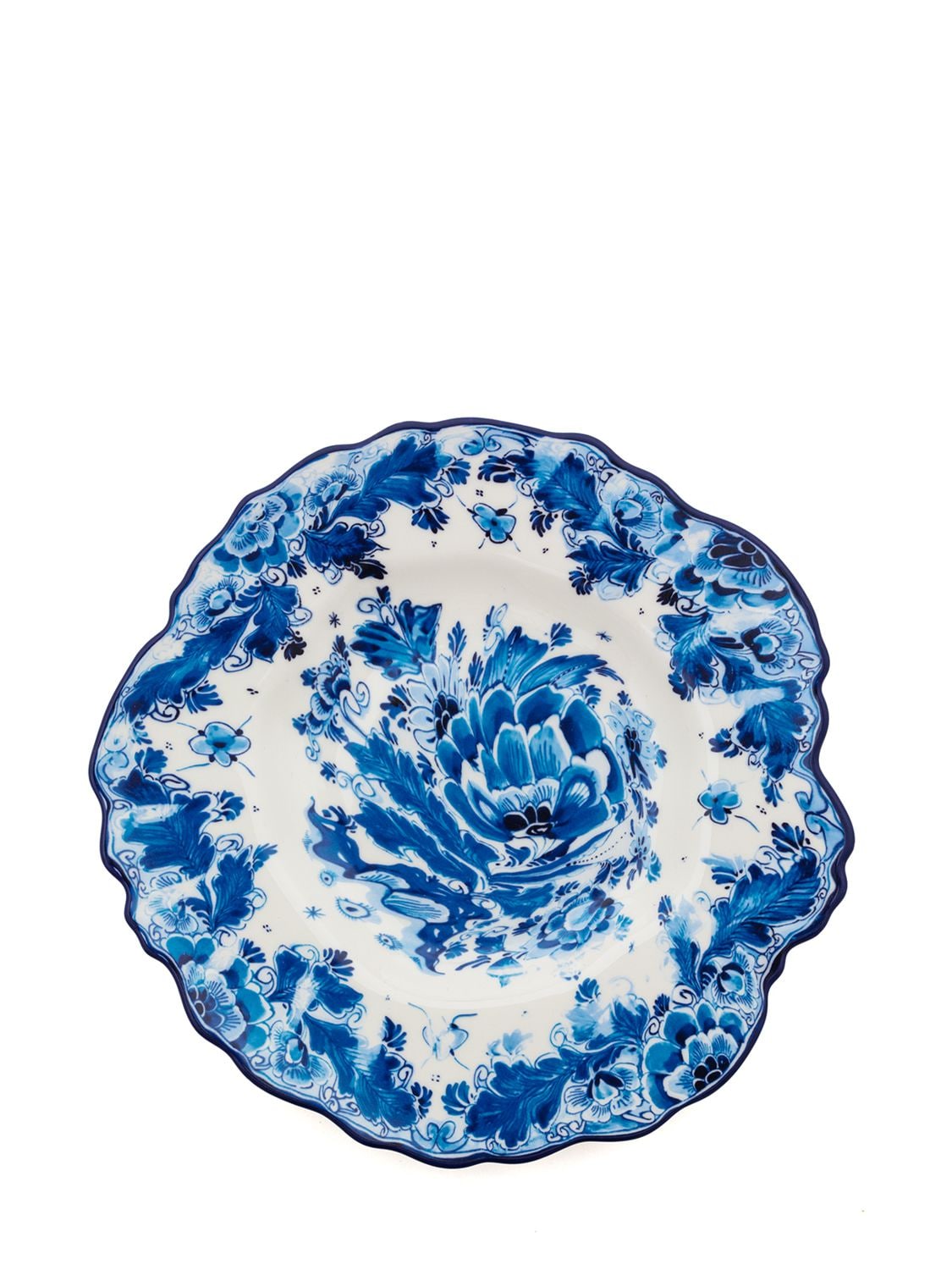 Seletti Classics On Acid Dessert Plate In Blue