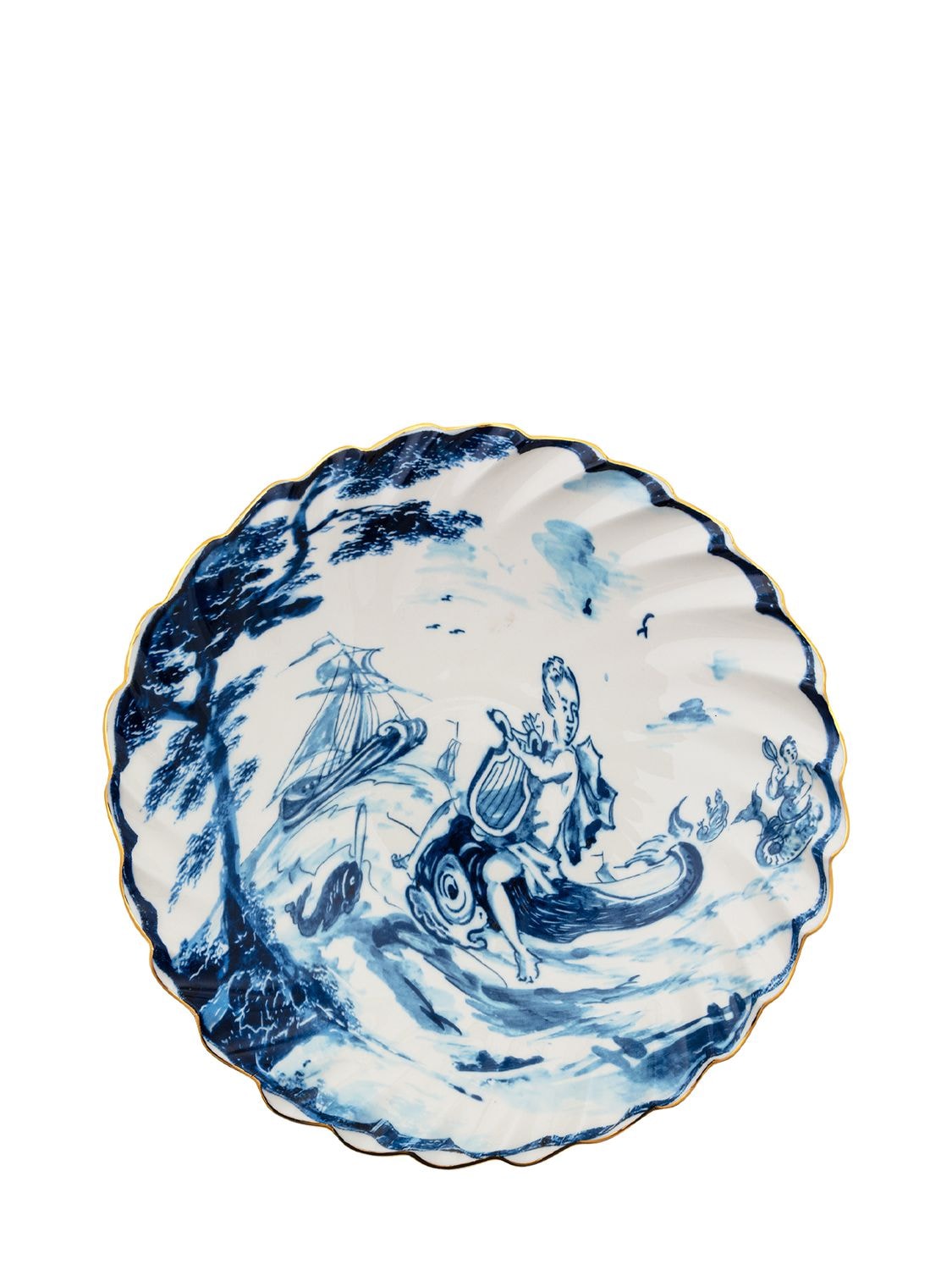 Seletti Classics On Acid Delfino Soup Plate In Blue