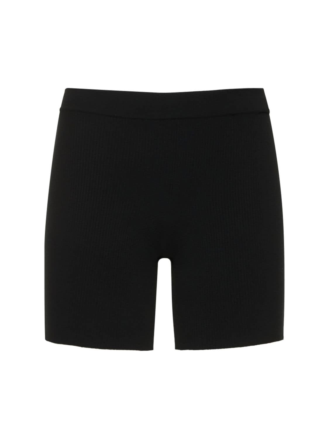 Viscose Blend Knit Shorts – WOMEN > CLOTHING > SHORTS
