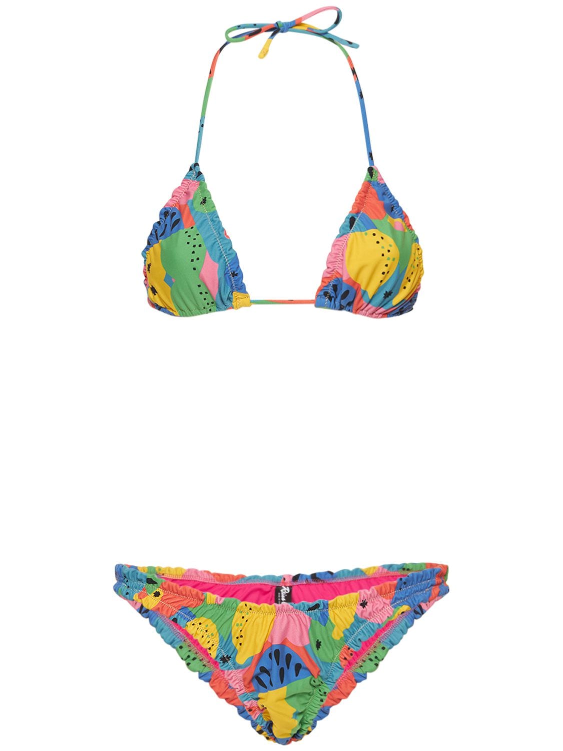 REINA OLGA GUIA PRINTED TRIANGLE BIKINI