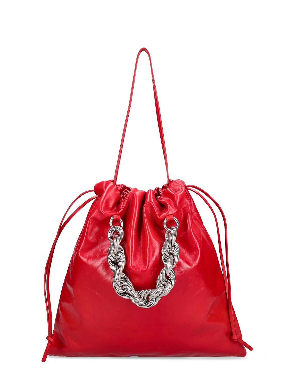 Medium Drawstring Chain Shoulder Bag – WOMEN > BAGS > TOP HANDLE BAGS