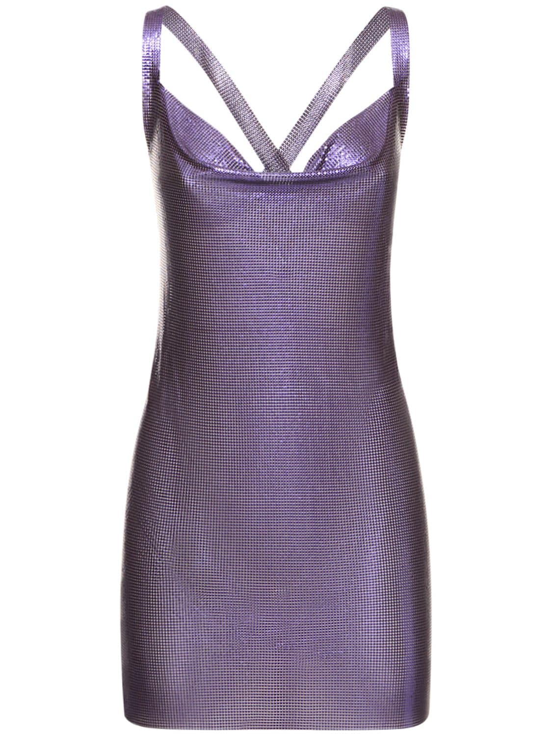 Hailey Mesh Mini Dress W/ Crossed Straps – WOMEN > CLOTHING > DRESSES