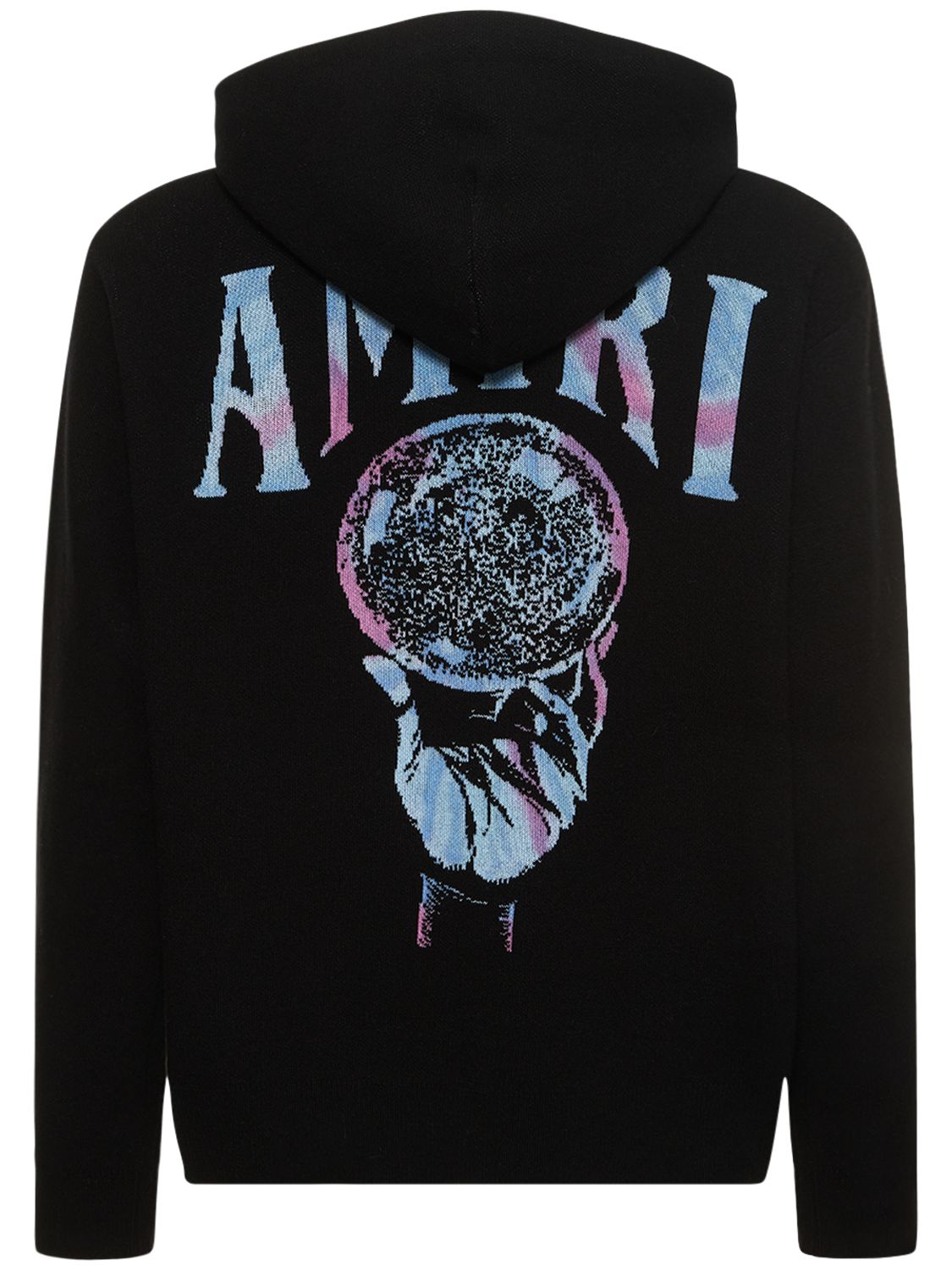 Amiri Crystal Ball Hooded Sweatshirt In Black | ModeSens