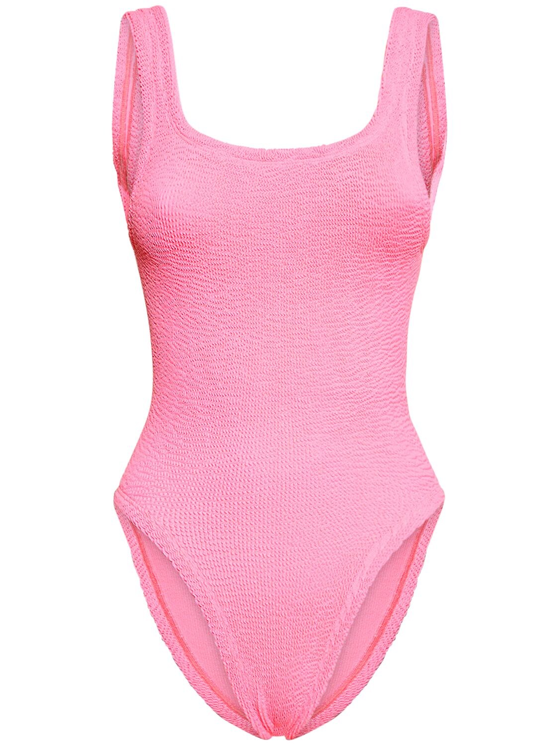 HUNZA G SQUARE NECK ONE PIECE SWIMSUIT