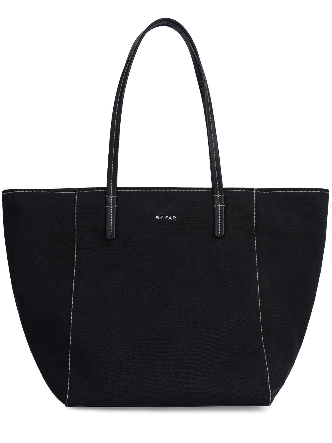 Club Canvas & Nappa Leather Tote Bag SheFinds