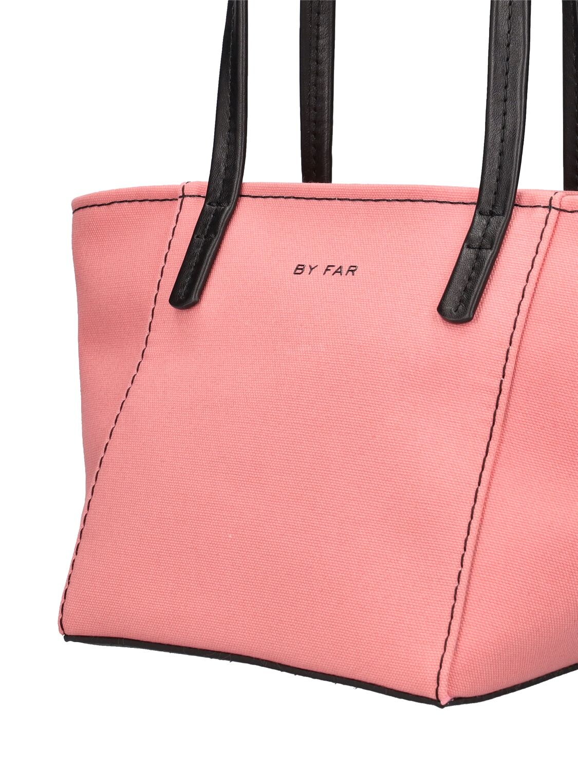 BY FAR - Club Translucent Tote Bag in Pink By Far