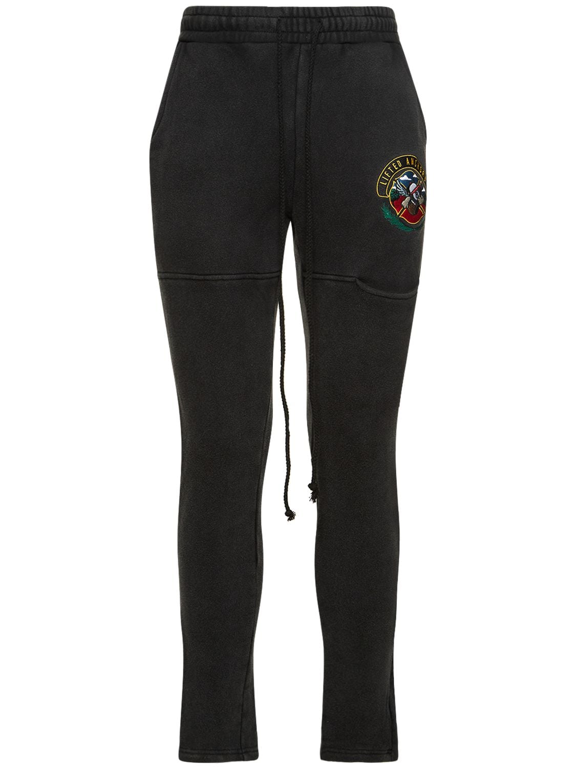 Lifted Anchors Ashford Sweatpants W/ Patch In Black