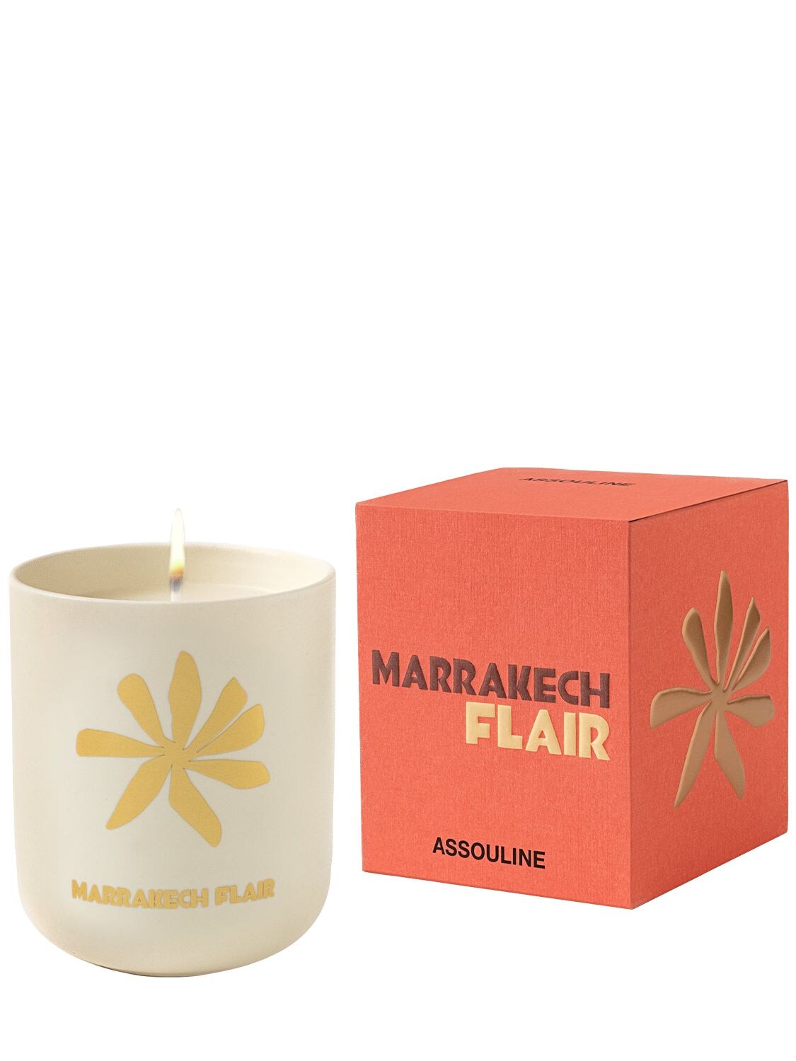 Shop Assouline Marrakech Scented Candle In White