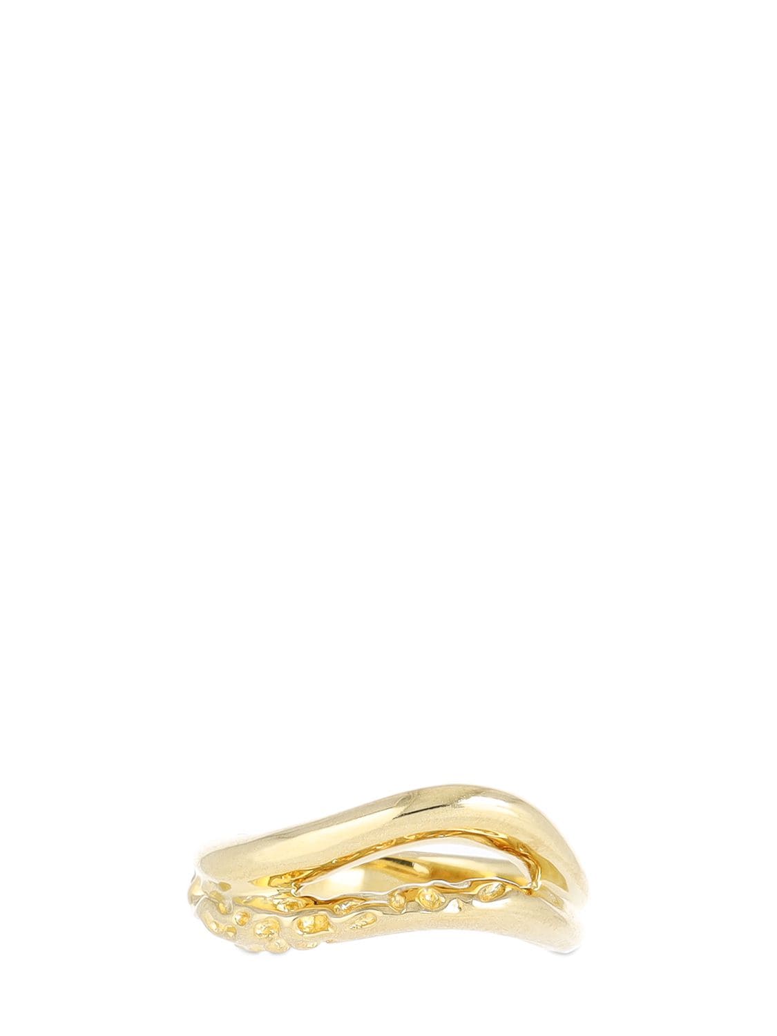 Shop Maria Black Bess Ring In Gold