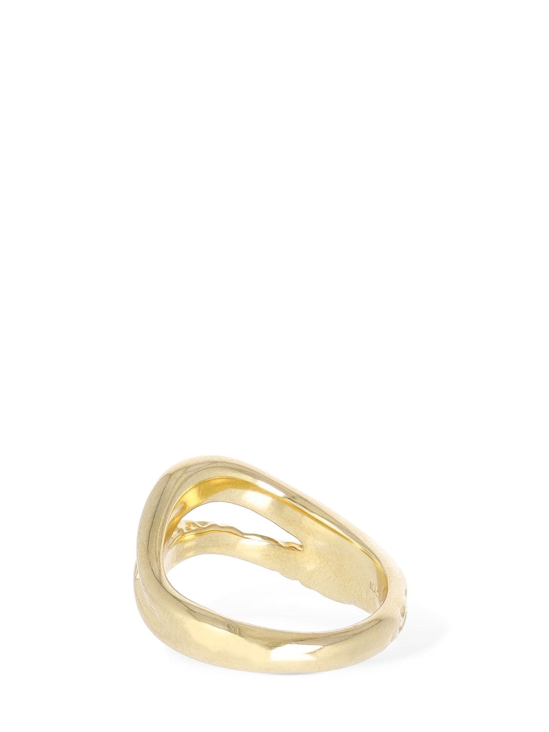 Shop Maria Black Bess Ring In Gold