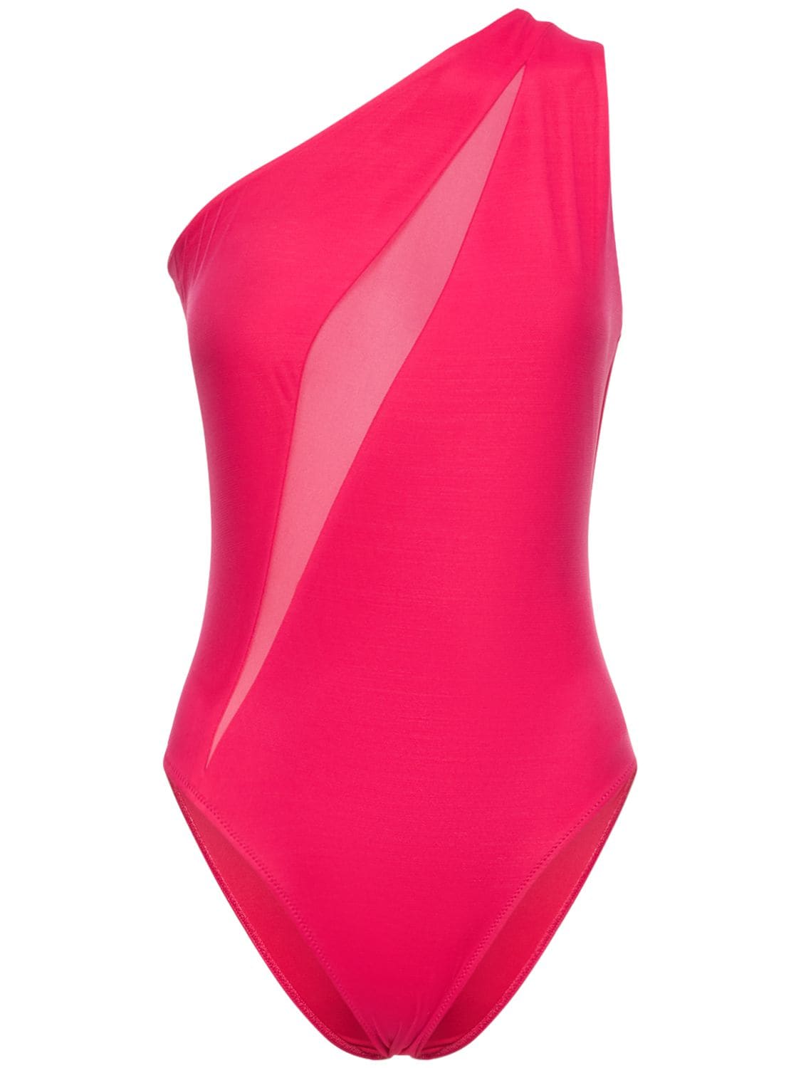 Stretch Tech One Shoulder Swimsuit