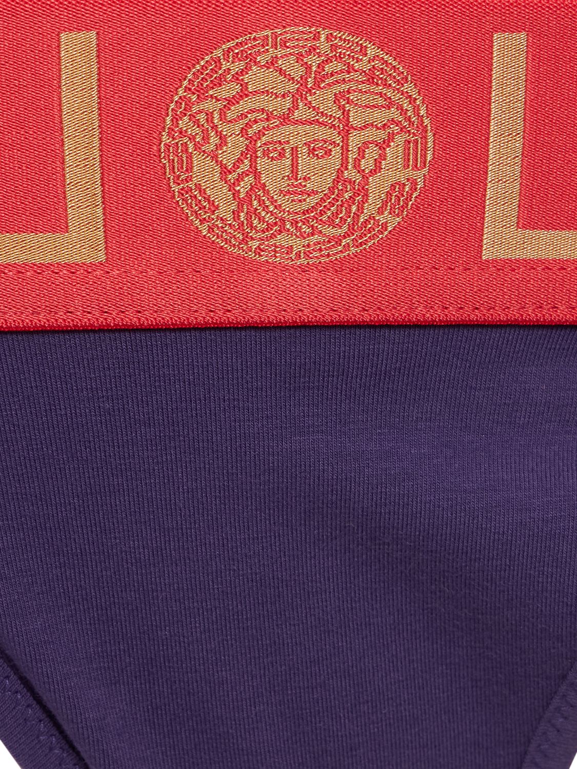 VERSACE JERSEY GRECA THONG