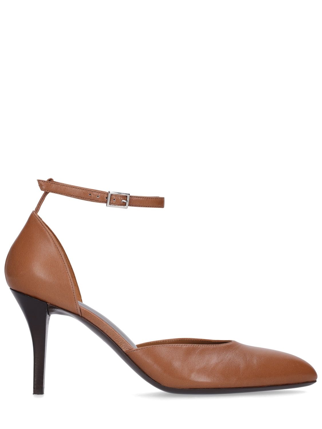 THE ROW 80MM DEMI LEATHER PUMPS