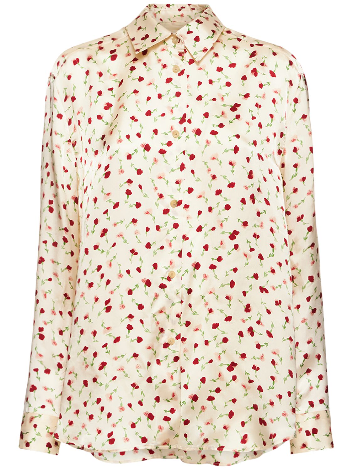 Khaite Hemd Mit Rosen-print In Multicolor
