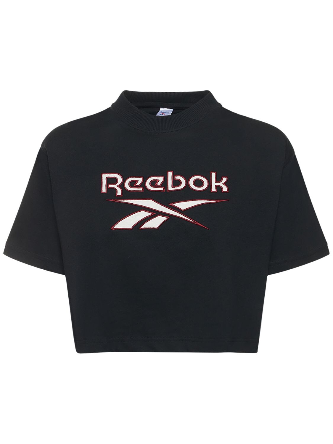 Reebok Women's Classics Big Logo Cropped T-Shirt