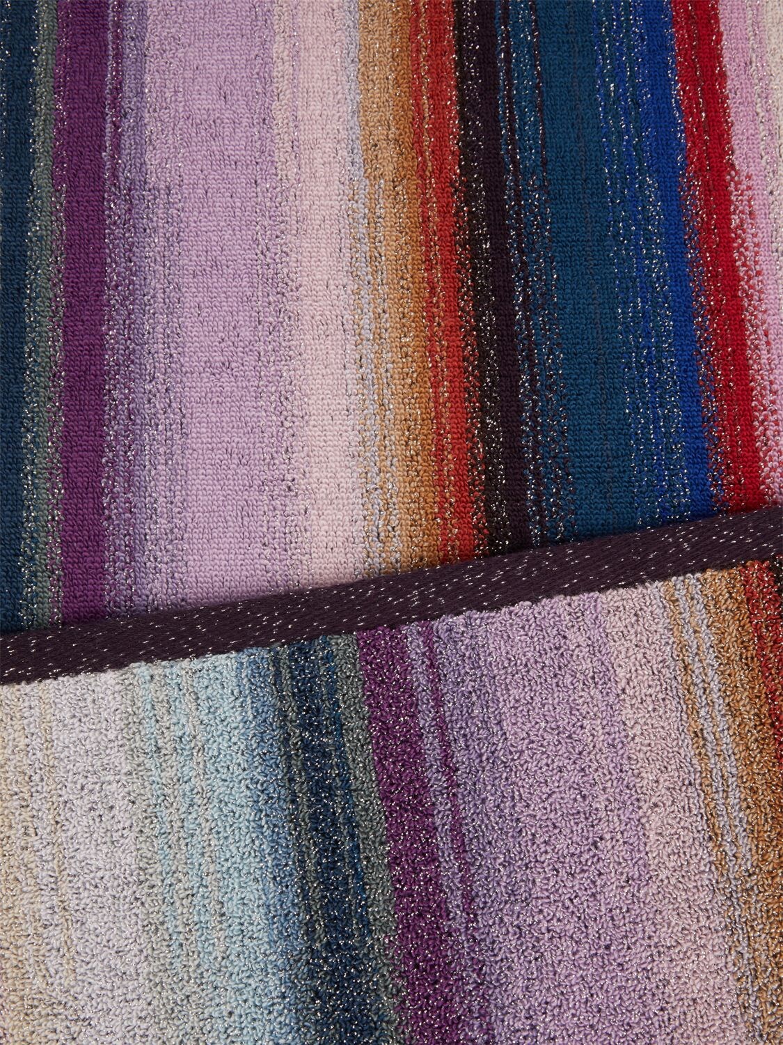 Shop Missoni Home Collection Clancy Beach Towel In Nero Multicolor