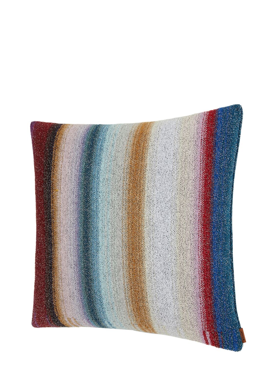 Shop Missoni Home Collection Clancy Cushion In Blu Multicolor