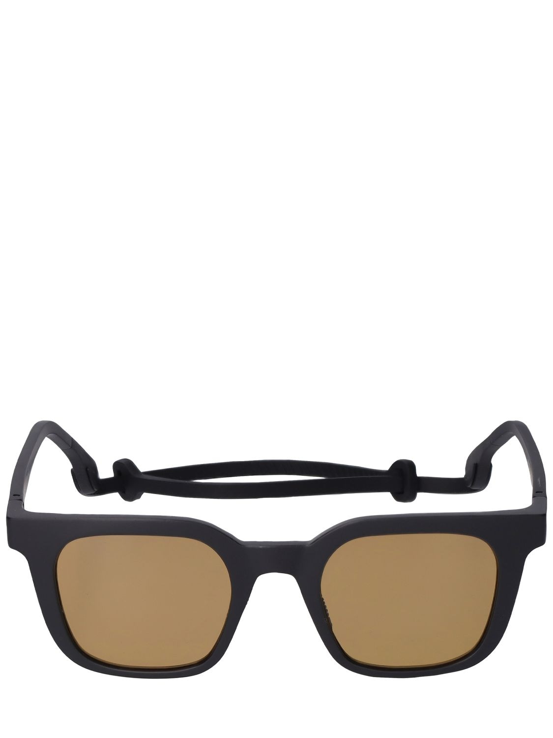 Chimi Active Black Squared Sunglasses In Black,brown