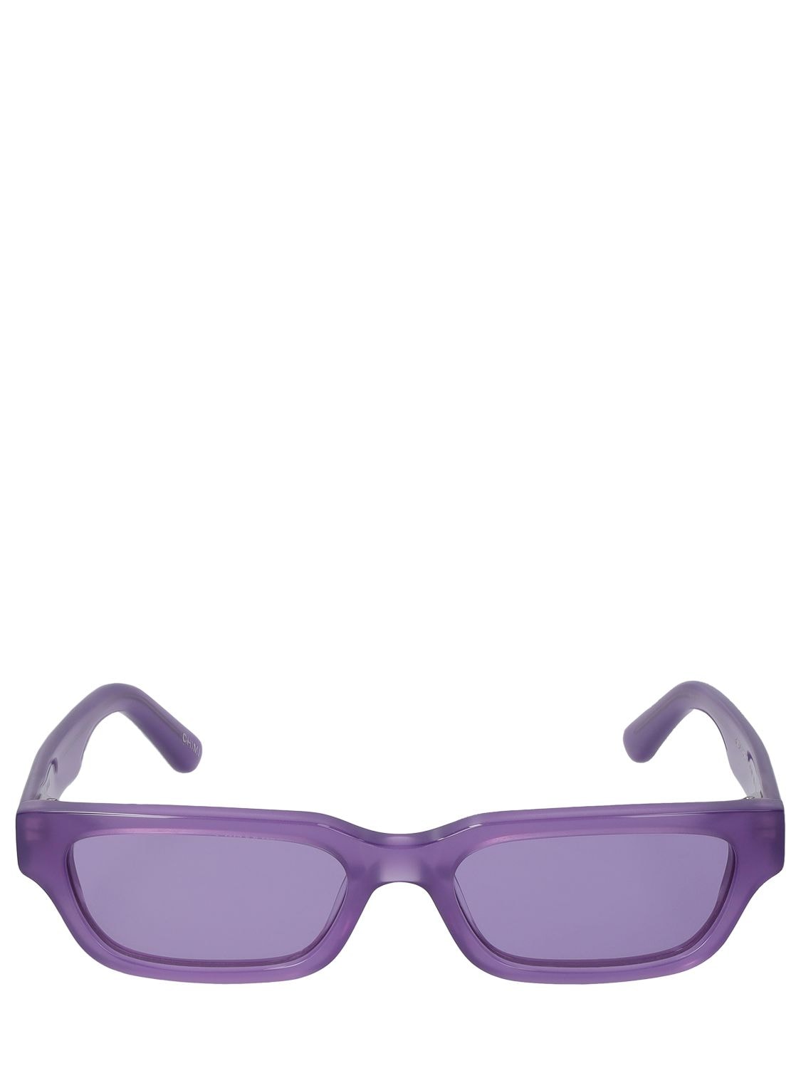 Chimi Sting Purple Squared Acetate Sunglasses In Lilac